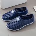 Couple Hole Shoes Summer New Sandals Men's Work Shoes Waterproof Non-Slip Drifting Hole Shoes Female Student Beach Shoes. 