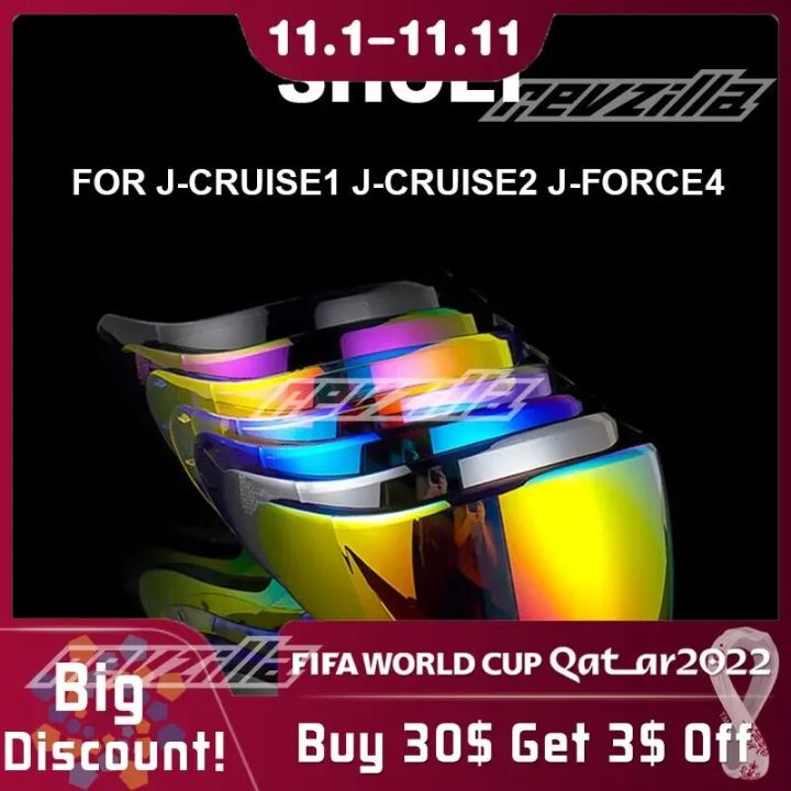 Motorcycle Helmet Visor for SHOEI JCruise 1 JCruise 2 JForce 4 CJ2