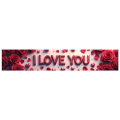 Valentine's Day Party Romantic I Love You Rose Theme Event Wedding Photo Booth Background Decoration Celebration Banner. 