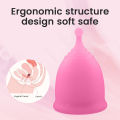 Beginner Period Cup Collapsible Regular Heavy Flow Menstrual Cup. 