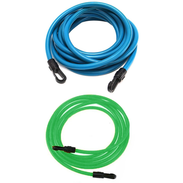 Pool Rope Exerciser 2Piece Swimming Training Resistance Elastic Exerciser Rope 4M ...