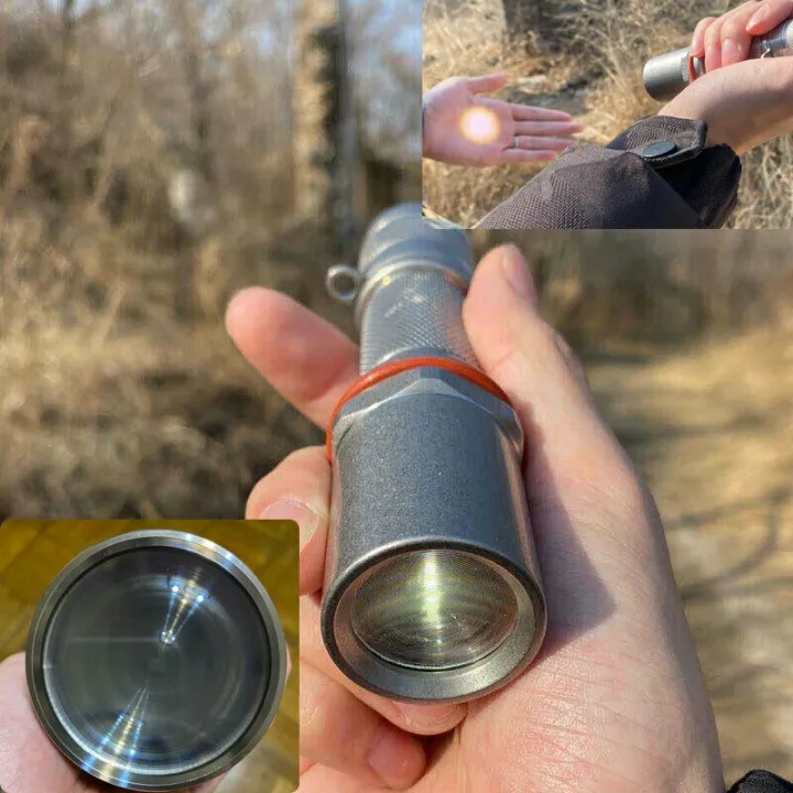 Parallel Flashlight Optical Fresnel Lens Long Flashlight Condenser Parallel Spot Straight ...