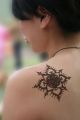 Black Golecha Henna Cones Fast Color Black Henna Temporary Tattoo Cones 1Pcs. 