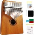Kalimba 17 Keys Thumb Piano with Casing, Tune Hammer and Study Instruction,Portable Mbira Sanza Finger Piano,Gift for Kids Adult Beginners Professional. 