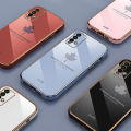 For Xiaomi Redmi 9T Cover + Wrist Strap Fashion Shiny Maple leaf Plating Square Bumper Phone Case Soft TPU Silicone Shockproof Protective Back Cover. 