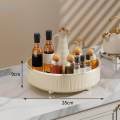 Rotating Turntable Organizer Serving Platter for Toilet Cabinet Pantry. 
