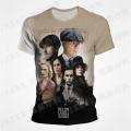 Peaky Blinders Street Style Man Tshirt Tommy Shelby Printed Oversized T Shirt For Men Summer Short Sleeve Loose Male T-shirt 4XL. 