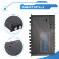 7 Band Car Equalizer Audio EQ Tuning Crossover Amplifier Parametric Car Preamplifier Audio Equalizer +-12dB. 