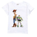 Kids 2-15y Toy Story T-shirts Disney cartoon woodprint Short Sleeve T shirt Boys Girls cotton tops tee shirts children clothes. 