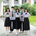 Suit Graduation Shirt Women's Short College Style Thai Summer jk Junior High School Student Uniform High School Student Business Attire Thailand School Uniform. 