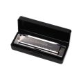 10 Hole Harmonica Mouth Organ Puzzle Musical Instrument Beginner Teaching Playing Gift Copper Core Resin Harmonica Harp. 