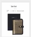 【GlowBound】A5 A6 Trandparent Binder Journal soft cover Notebook Diary Agenda Planner Advanced business Office work Notepad Stationery. 