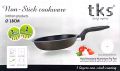 TKS 18CM Frying Pan Hard Anodized Material 3mm Thickness Induction Bottom - 18CM. 
