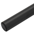 1 PCS DIY Home Gym LAT Pull Down Bar Attachment Black Metal+Rubber for Cable Machine, Pull Bar with Rubber Grip for Cable Pulley System. 