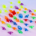 100pcs Mini Spinning S Flashing Novelty Bulk Kids Spin Toys Party Favors Bundle Pack Plastic S Gyroscopes Toy. 
