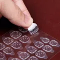 MTSSII 05 Sheets 120pcs Double Sided False DIY Nail Art Adhesive Tape Glue Sticker. 