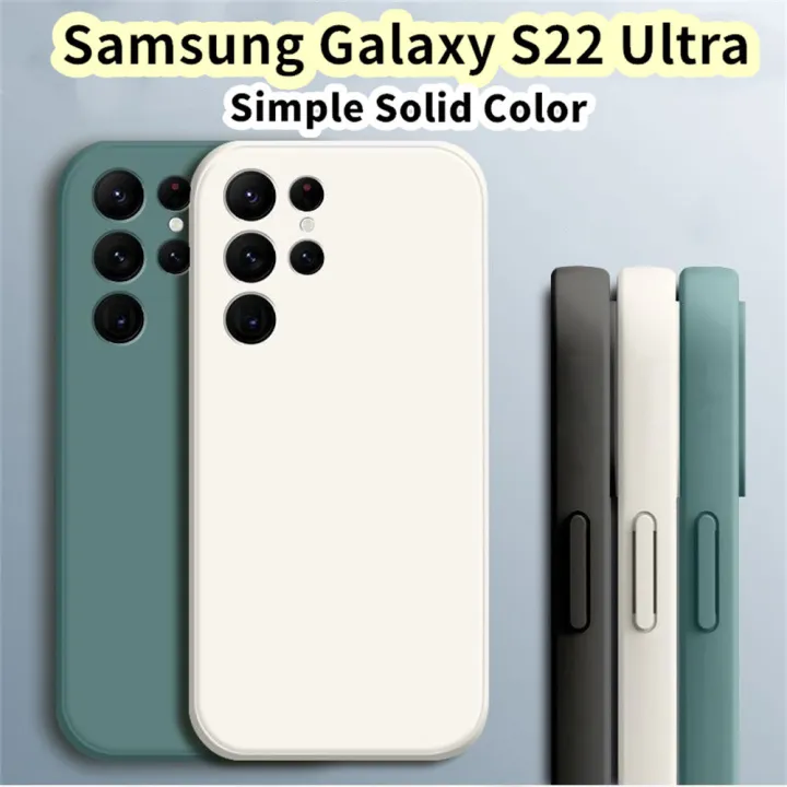 Original%20For%20Samsung%20Galaxy%20S22%20Ultra%20Silicone%20Full%20Cover%20Case%20Classic%20Simple%20Solid%20Color%20Phone%20Case%20Cover%20-%20Image%203