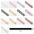 3D Wall Skirting Wallpaper Baseboard Flexible Waterproof PE Foam Molding Trim Peel Stick Rubber Wall Base Moulding Trim Self-Adhesive Vinyl Wall Sticker Decoration. 