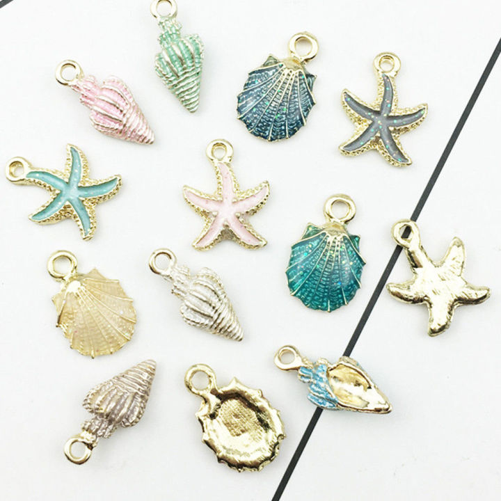 13Pcs/set%20Conch%20Seashell%20Enamel%20Charms%20Pendants%20-DIY%20Bracelet%20Necklace%20Handmade%20Jewelry%20Making%20Accessories%20-%20Image%208