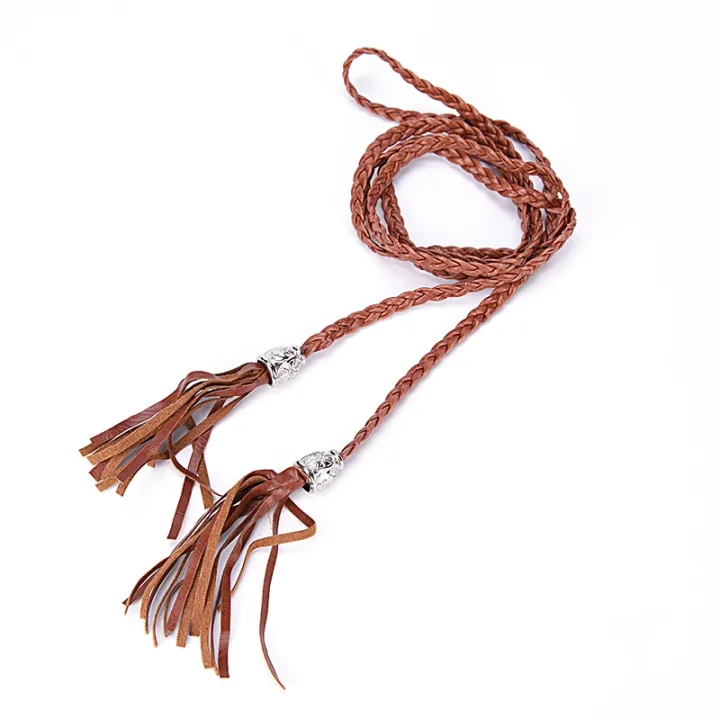 Boho%20Thin%20Waist%20Rope%20Belt%20Women%20Simple%20PU%20Leather%20Tassel%20Braided%20Self-Tie%20Belt%20135cm-175cm%20-%20Image%207