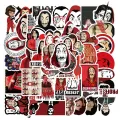 20/40/60 pcs of Money Heist Stickers TV Series Stickers for laptop skateboards. 