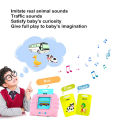 Flash card for kids baby Dual language smart educational card reader learning toy reading audio Early Education Device Children Gift Chinese English Card. 