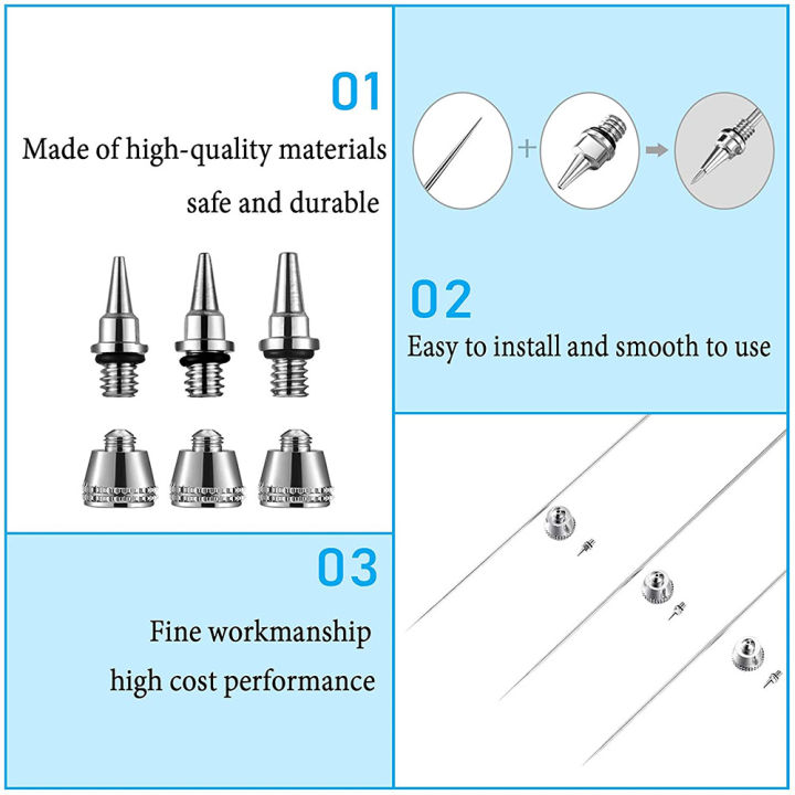 10%20Pieces%20Airbrush%20Nozzle%20Needle%20Nozzle%20Cap%20Kit%20with%20Wrench%20Airbrush%20Replacement%20Parts%20for%20Airbrush%20Sprayer%20Accessories%20-%20Image%206