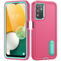 3 In 1 Full Cover Shockproof Phone Case With Stand For Samsung Galaxy A13 4G / A13 5G / Galaxy A04S Thick Hard Phone Casing Contrasting Colors Fashion Phone Cover Shell. 