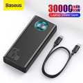 Baseus Amblight 65W 30,000mAh Power Bank Digital Display Fast Charging Power Bank For Laptop, Phone & Other Devices - WITH WARRANTY. 