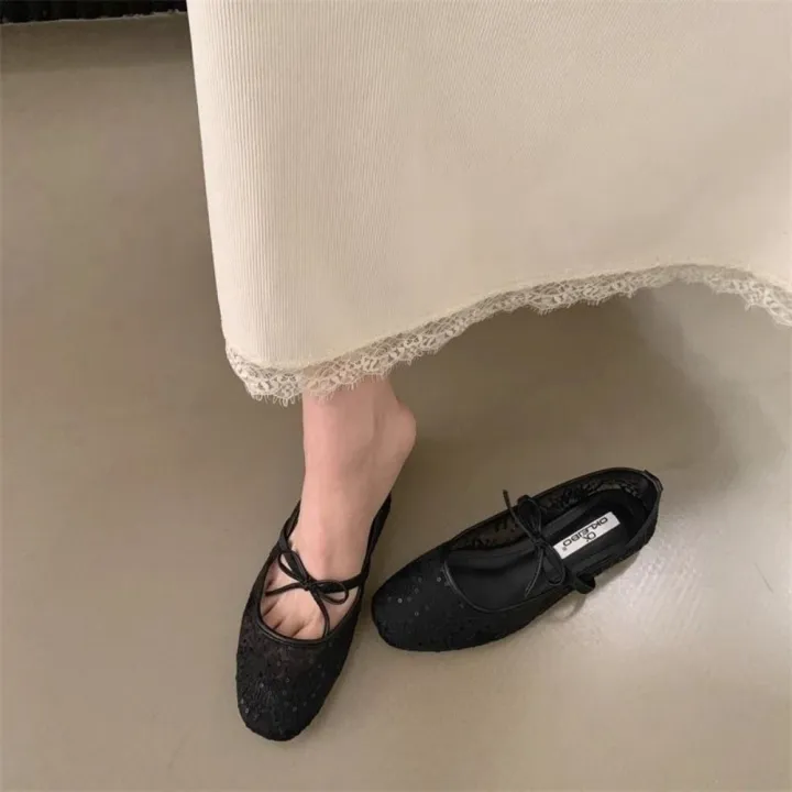 1%20Pair%20Elegant%20Slip%20On%20Design%20Lace%20Mary%20Jane%20Shoes%20Soft%20Sole%20Comfort%20Fit%20Slip%20On%20Shoes%20Breathable%20Dress%20Flats%20for%20Women%20-%20Image%207