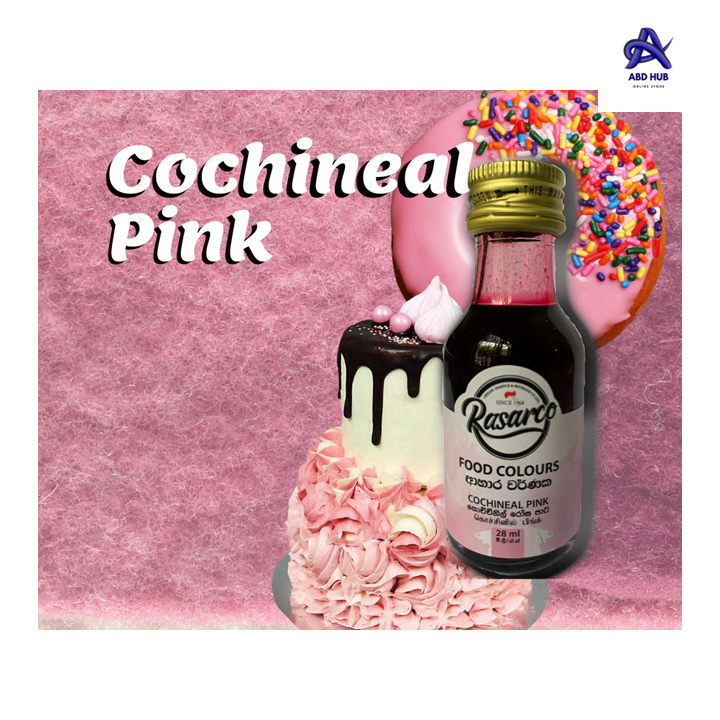 Cochineal Pink | Food Colour 28ml | Rasarco Brand Food Colour . 100% Original