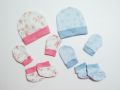 Baby Cap & Hand Gloss & Socks / Full Set For New Born Baby. 