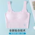 Seamless Girls' Underwear Developmental Girl Junior High School Student the Big Kids Bra Student Vest Summer Thin. 
