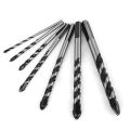 9 Pcs Masonry Drill Bits Set for Tile Brick Cement Concrete Glass Plastic Cinder Block Wood Etc Chrome Plated. 