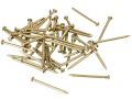 1.2x20mm Brass Small Mini Round Head Tiny Brass Nails for DIY Furniture Hinge Drum Wooden Jewelry Box. 