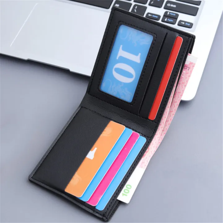 New%20Men%20Short%20PU%20Leather%20Wallet%20Simple%20Solid%20Color%20Thin%20Male%20Credit%20Card%20Holder%20Small%20Money%20Purses%20Business%20Foldable%20Wallet%20-%20Image%202