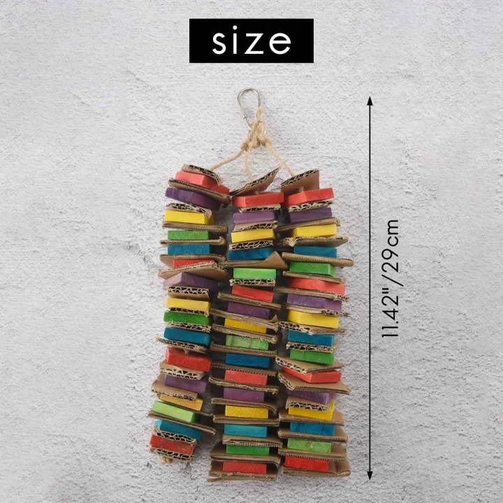 NAMUNY%20Parrot%20Toys%20for%20Large%20Birds%20Cardboard%20Big%20Bird%20Toys%20African%20Grey%20Parrot%20Toys%20Natural%20Wooden%20Bird%20Cage%20Chewing%20Toy%20with%20Clip%20-%20Image%206
