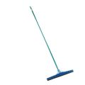 Wiper With Long Handle, Floor wiper for Cleaning water Sweeping in home, office, bathroom 3ft Long Handle, Floor Cleaner Wiper, Wide Water Pusher Foam Broom Squeegy for Garage, Deck, Shower, and Outside Windows. 