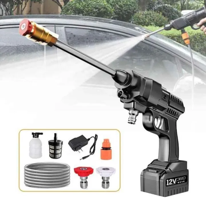 Water Pressure Gun , 20V 600W Power Washer for Cars , Suitable for Washing Cars, Watering Flowers, Cleaning Floors, etc