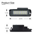 Kqueebee LED Licence Plate Lights Lamps for 987 981 982 958 92A 911 991 996 997 Turbo 980. 