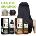 DeHuiNet Hoegoa Bubble Hair Dye Shampoo Moroccan Hair Oil Natural BlackNew Brown Cover Gray White Hair Nourish Fashion Hair Color Shampoo. 