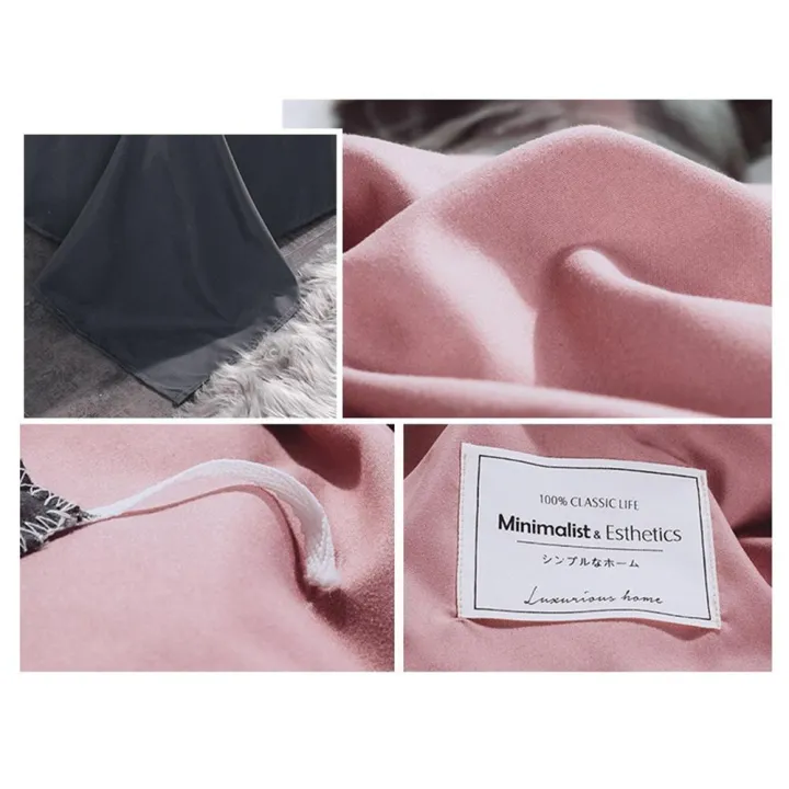 4Pcs/Set%20Duvet%20Cover%20&%20Bed%20Sheet%20&%202Pcs%20Pillowcase%20Bedding%20Sets%20Bedclothes%20Home%20Bedroom%20Supplies%20(size%203)%20-%20Image%205