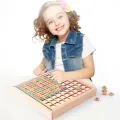【DIV MALL】Wood Sudoku Puzzle Parent-Child Game Math Educational Toy Wood Toys Childhood Education Preschool Training. 
