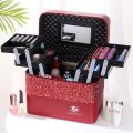 Cosmetic Bag Large Capacity Women's ConvenienceinsWind Super Hot Skin Care Storage Box Multi-Function Portable Professional Cosmetic Case. 