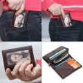 【ZIME】Royal Bagger Men Small Wallet Handmade  Cow Leather Men's  Purse Card Holder Wallets Vintage Fashion. 