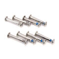 8pcs Skates Screws Roller Skates Parts Axle Male And Female Screws For Inline Skates 31 MM. 