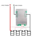 4S Lithium Battery Protection Board 12.8V 120A BMS Lithium Iron Phosphate Battery Charger Protection Board for Lifepo4. 