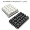 20/24 Keys Macro Custom Shortcut Programmable Keyboard Mini Keypad OSU Gamer Gaming Keyboard For Windows Android Raspberry Pi. 