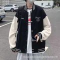 Jacket Trendy Spring and Summer Men's and Women's Hong Kong Style Top Coat Loose Baseball Uniform Teenagers All-Matching Men's Korean Style Handsome. 