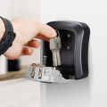 Wall Mount Key Secret Storage Box 4 Digit Password Resettable Code Key Storage Lock Box Waterproof for Home. 